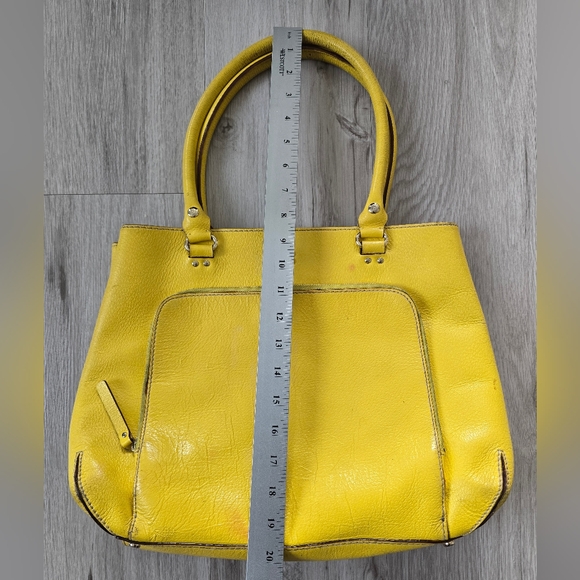 Kate Spade | Maryanne dandelion yellow leather preppy medium shoulder bag purse - Picture 15 of 16